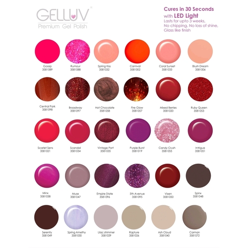 Gelluv 3 Step Gel Polish - Crossan Hair and Beauty